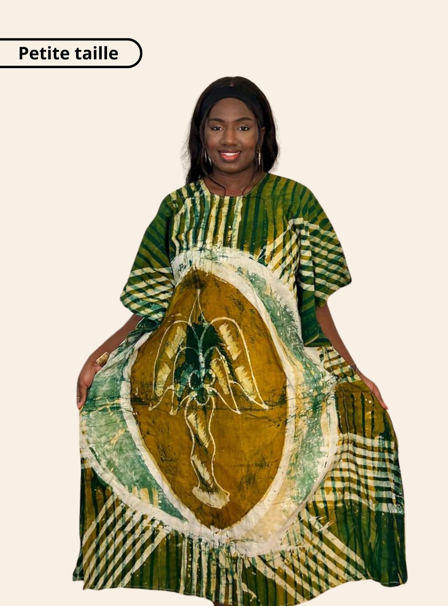 Robe Affoué vert
