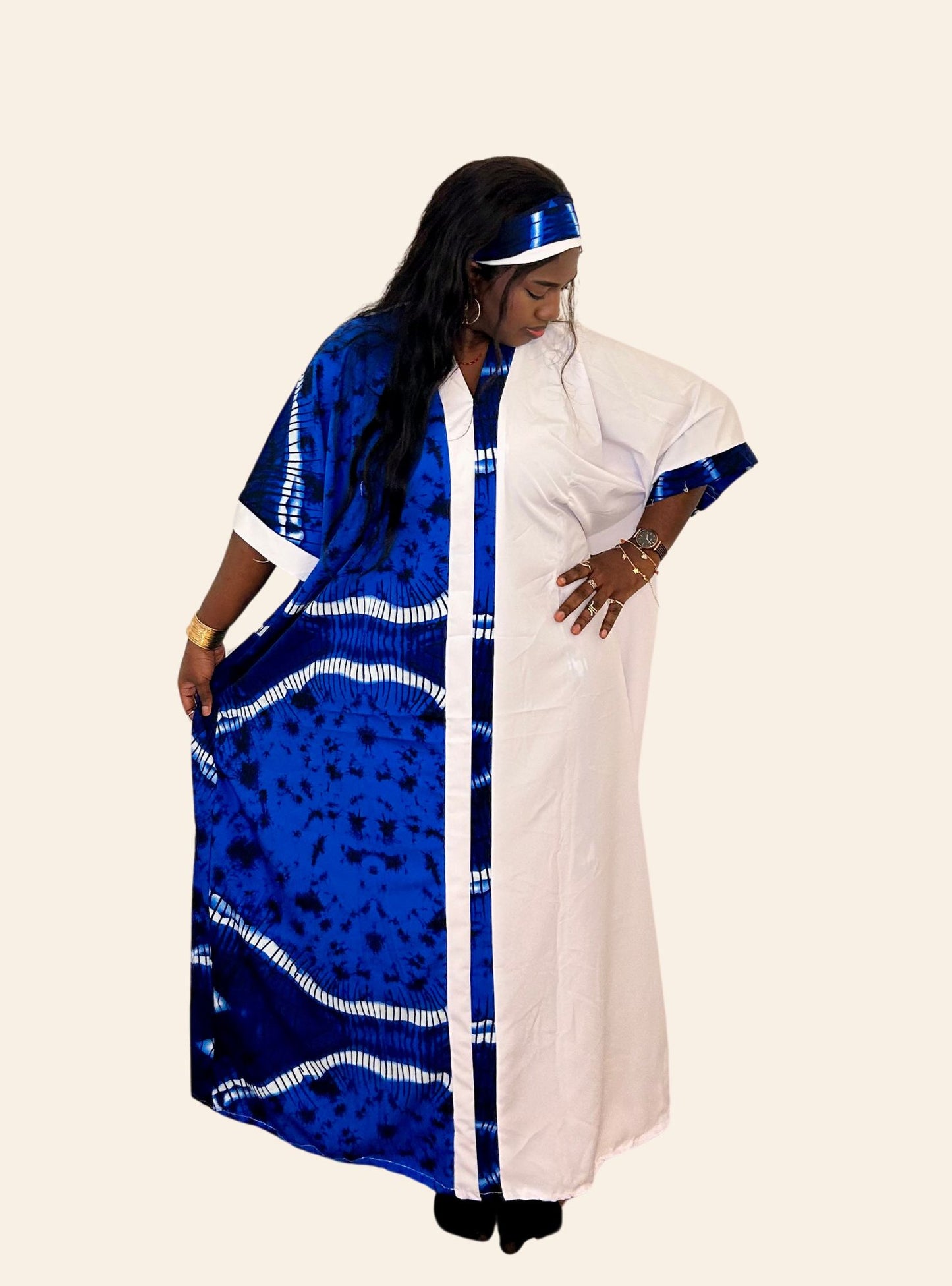 Robe Fatim Bleu