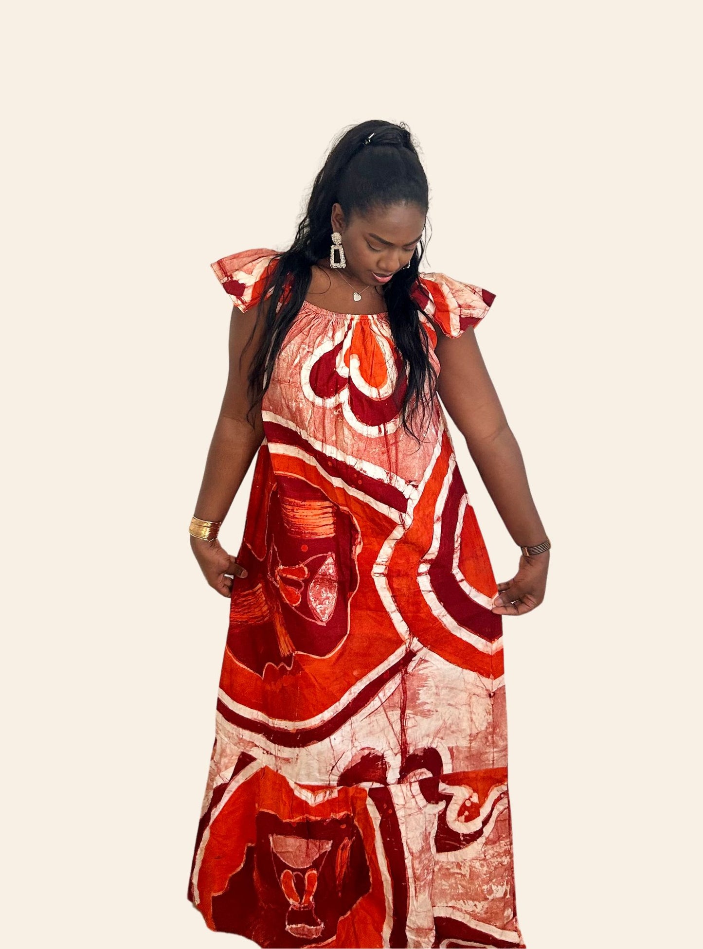 Robe Sara rouge