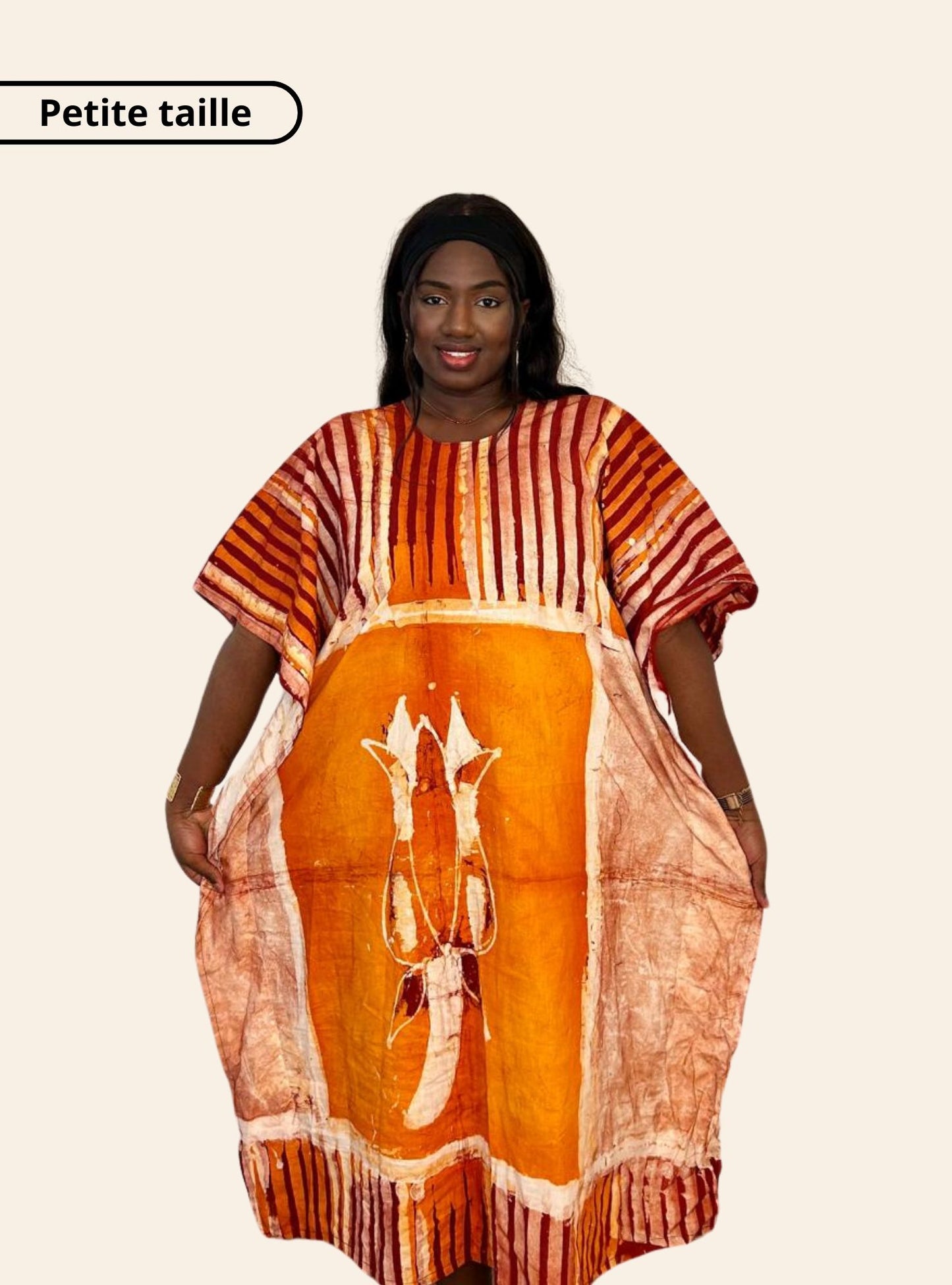 Robe Affoué orange