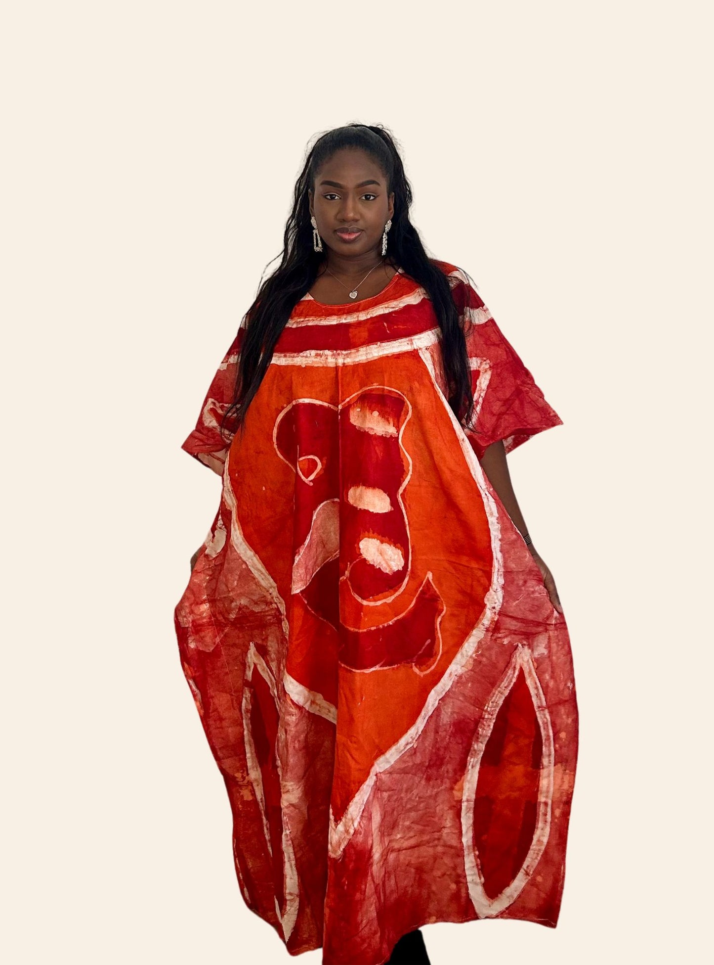 Robe Affoué rouge