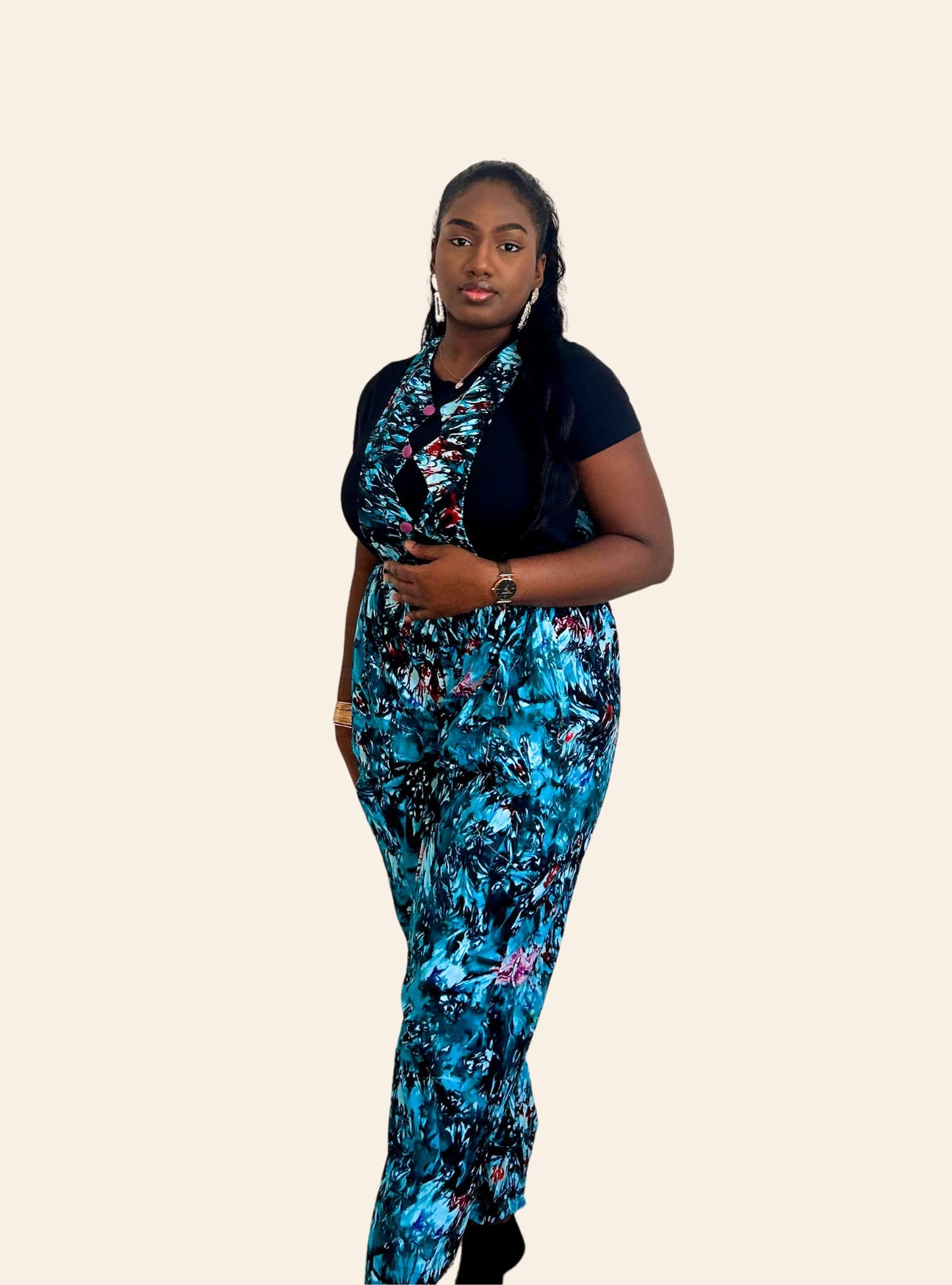 Salopette Zeinab bleu