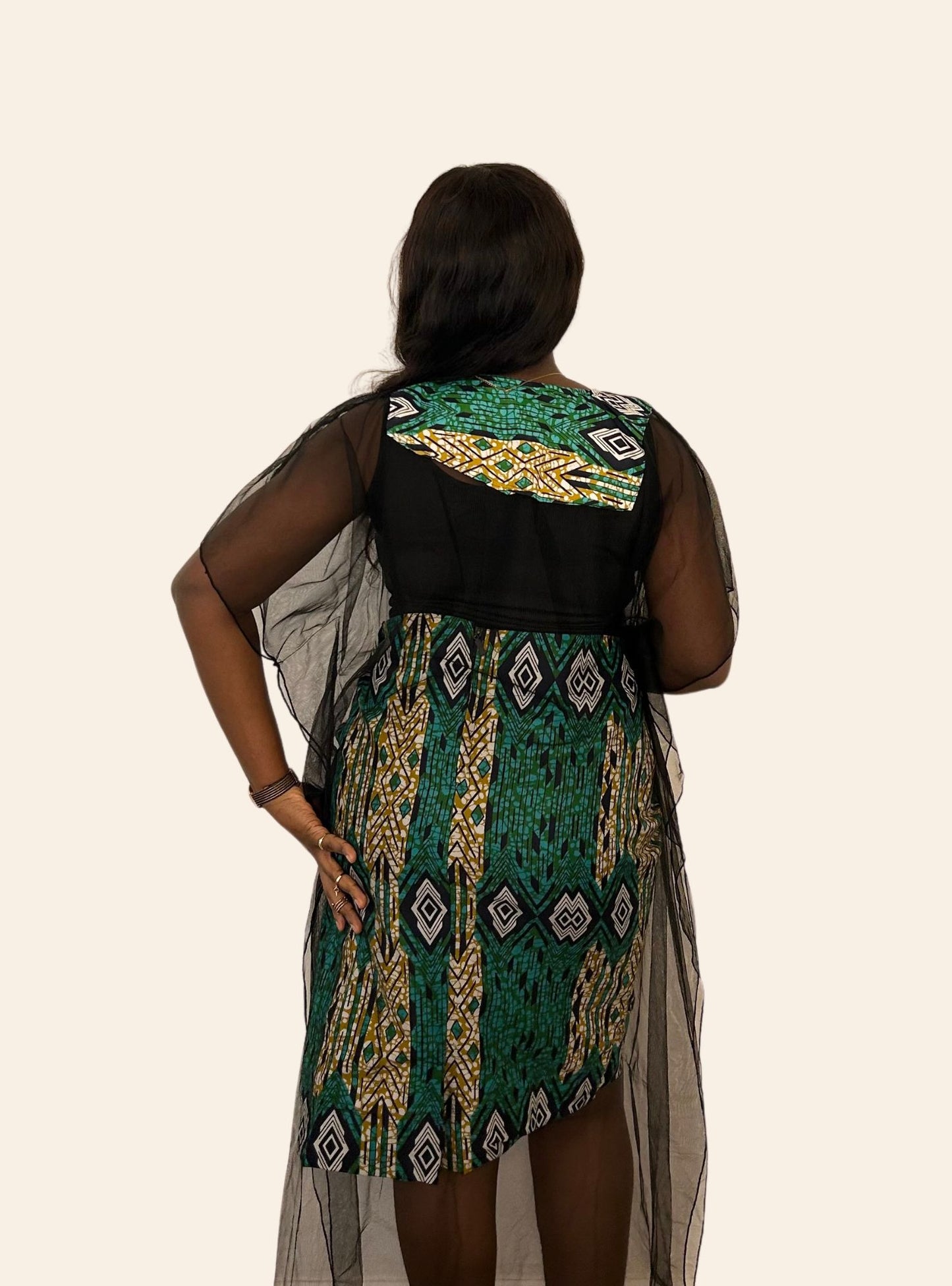 Ensemble Malika vert jaune