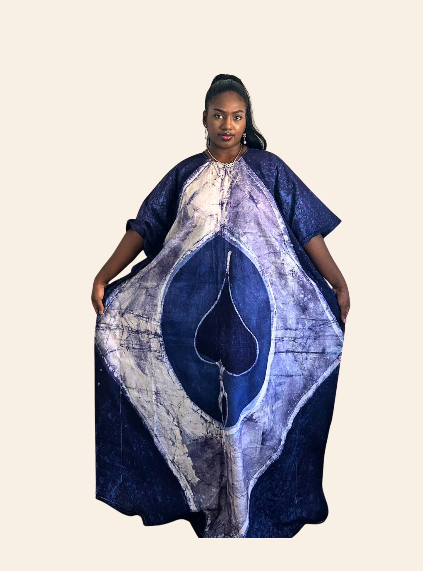 Robe Affoué bleu