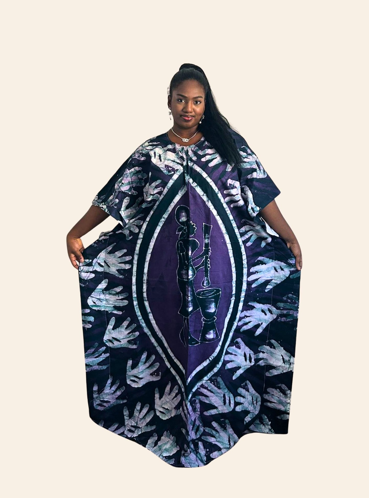 Robe Affoué violet