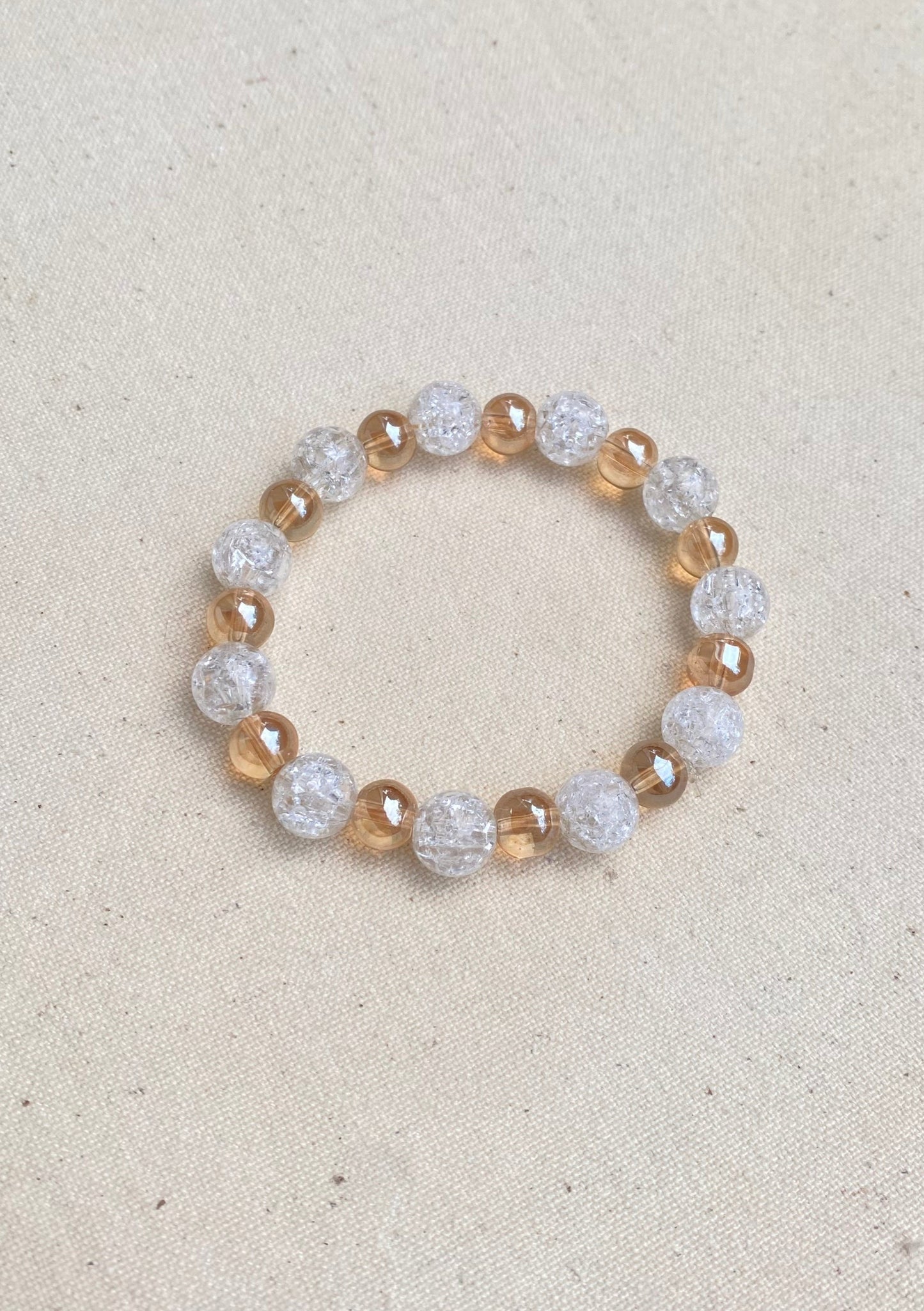 Bracelet perles blanc