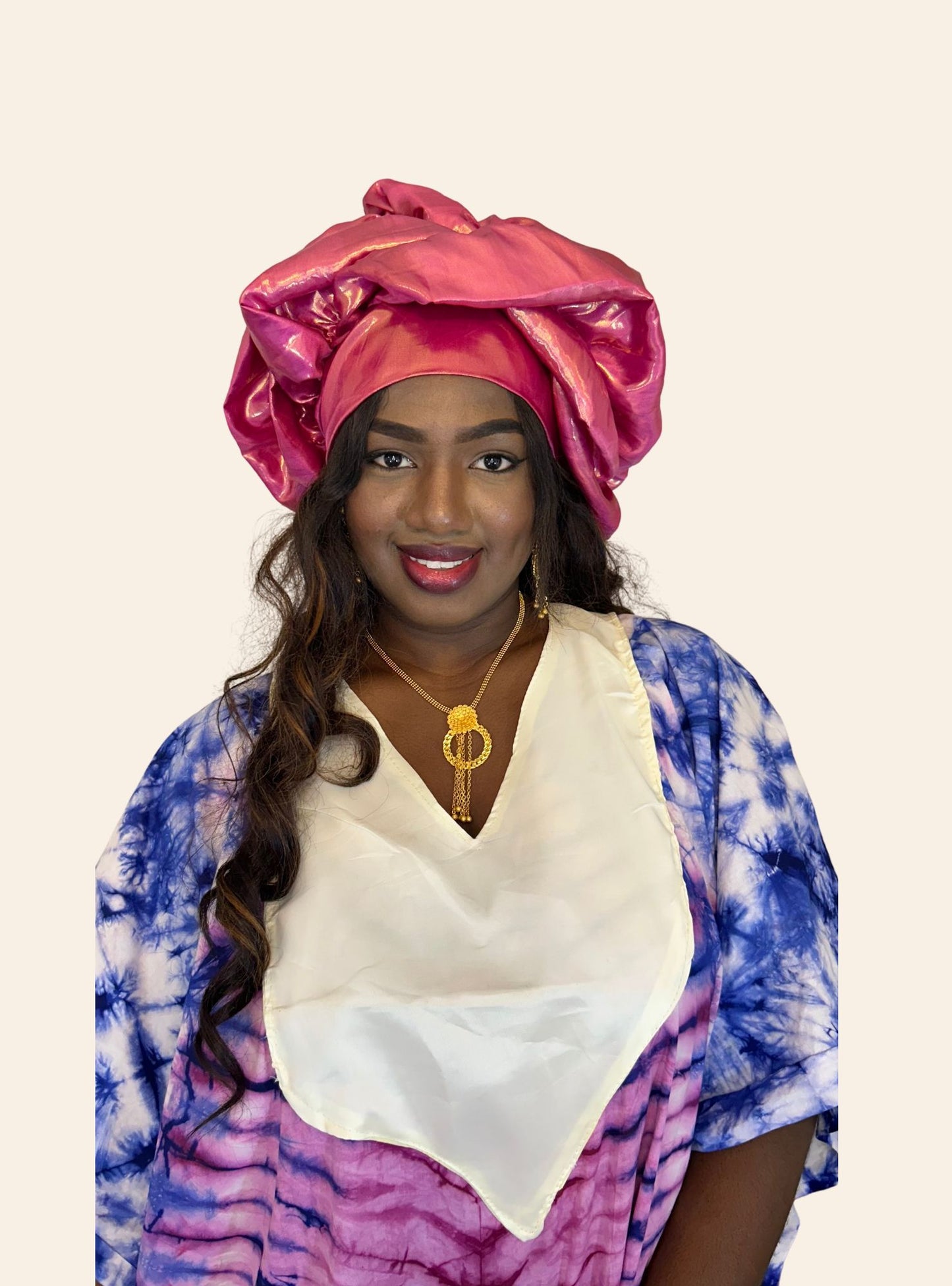 Foulard reine rose