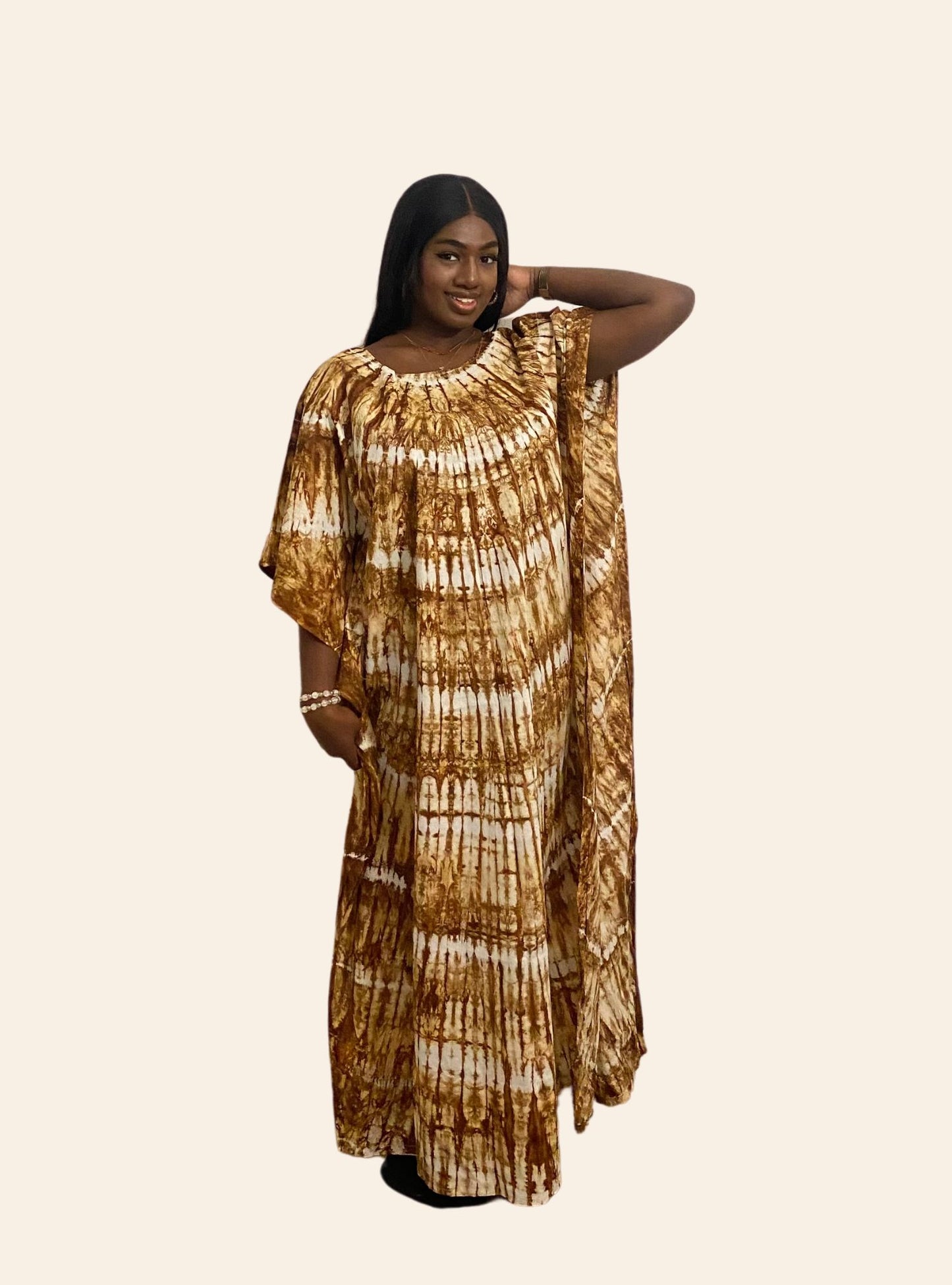 Robe Oumou marron