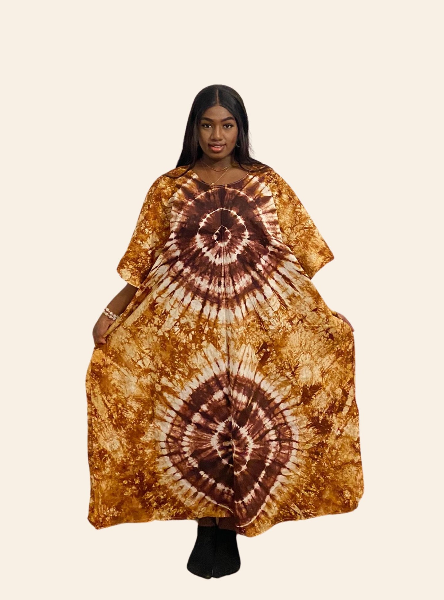 Robe Djeneba marron