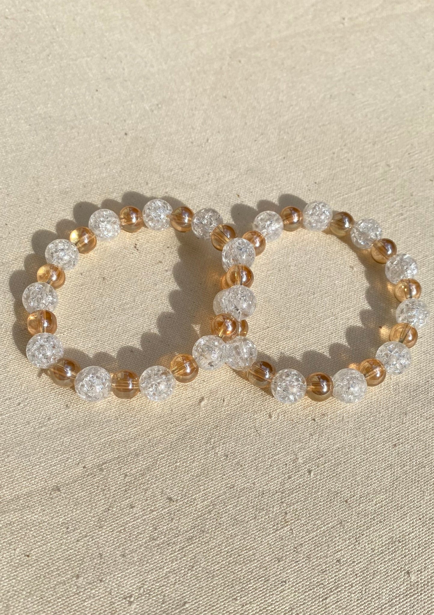 Bracelet perles blanc