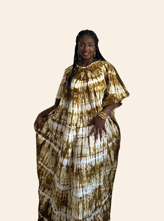 Robe Oumou vert Kaki