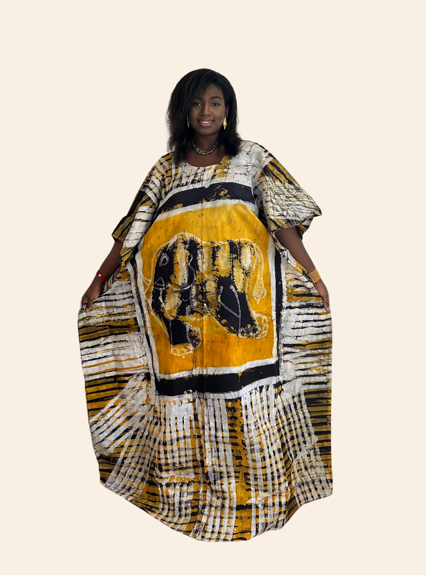 Robe Affoué jaune