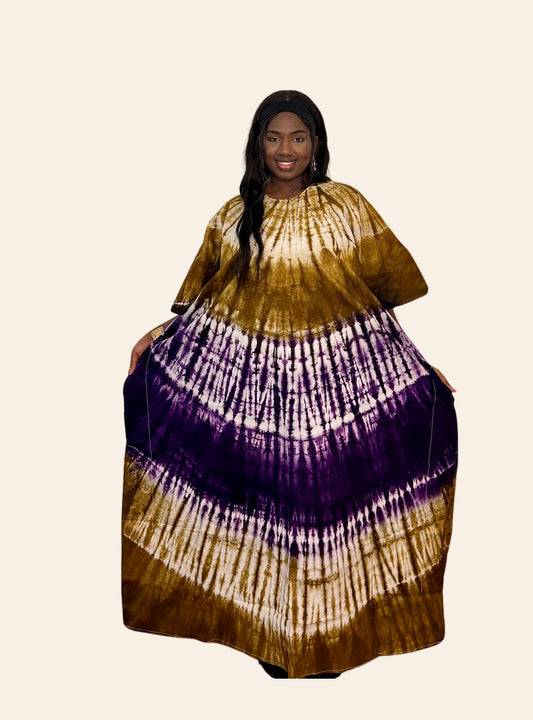 Robe Oumou kaki violet