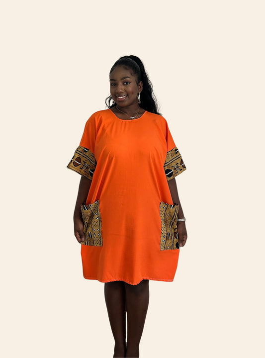 Robe Aïda orange