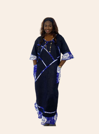 Robe Bintou bleu