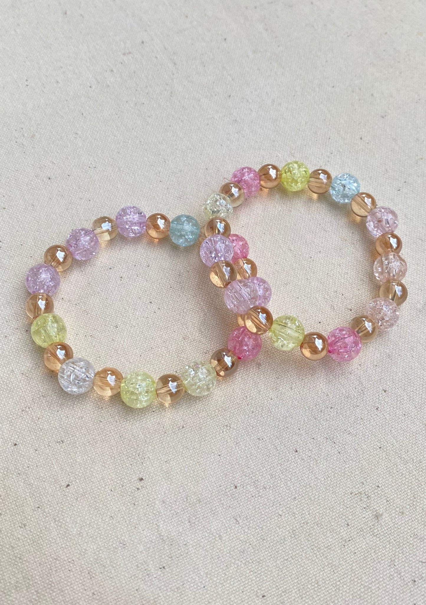 Bracelet perles multicolores
