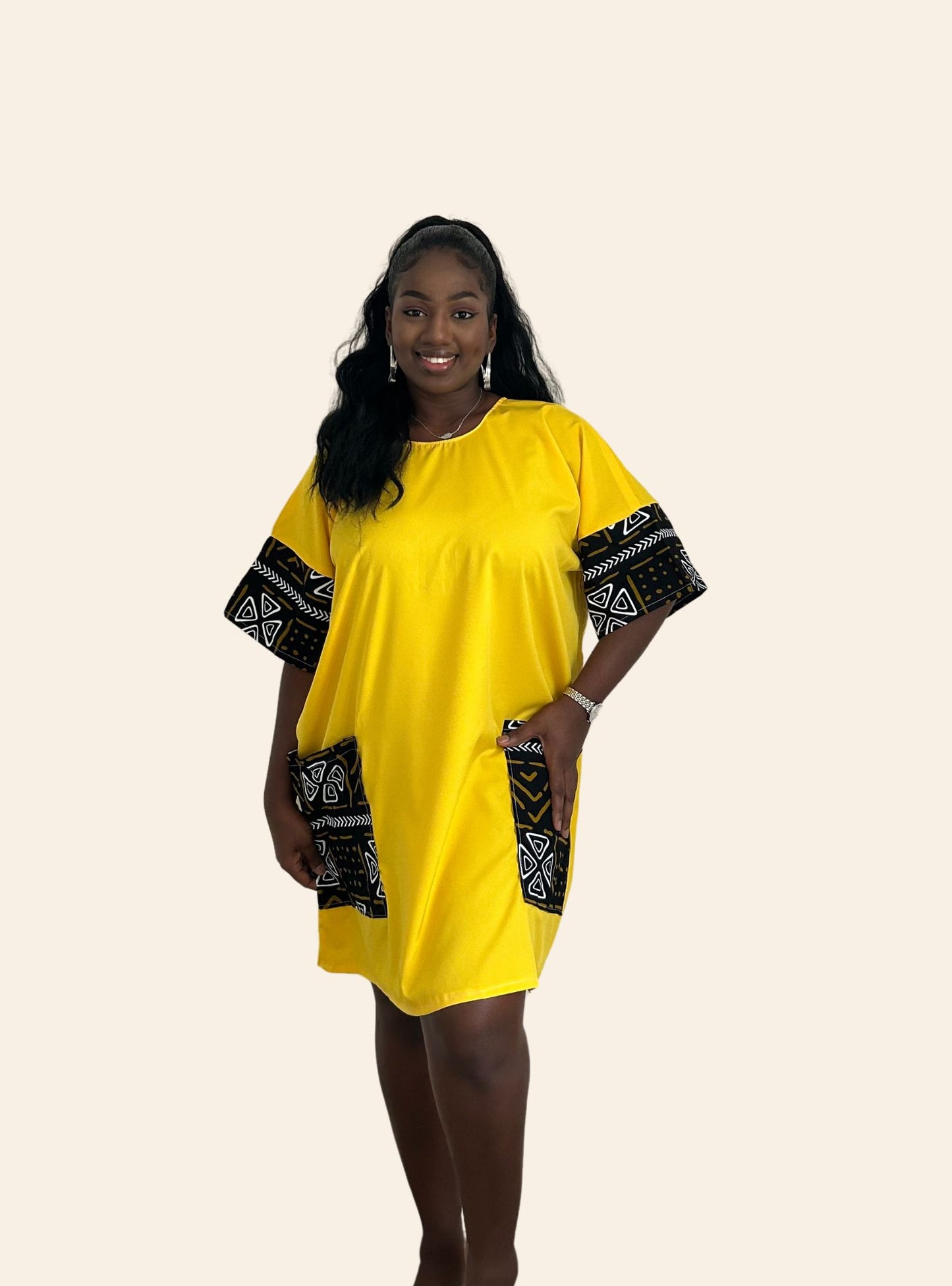 Robe Aïda jaune