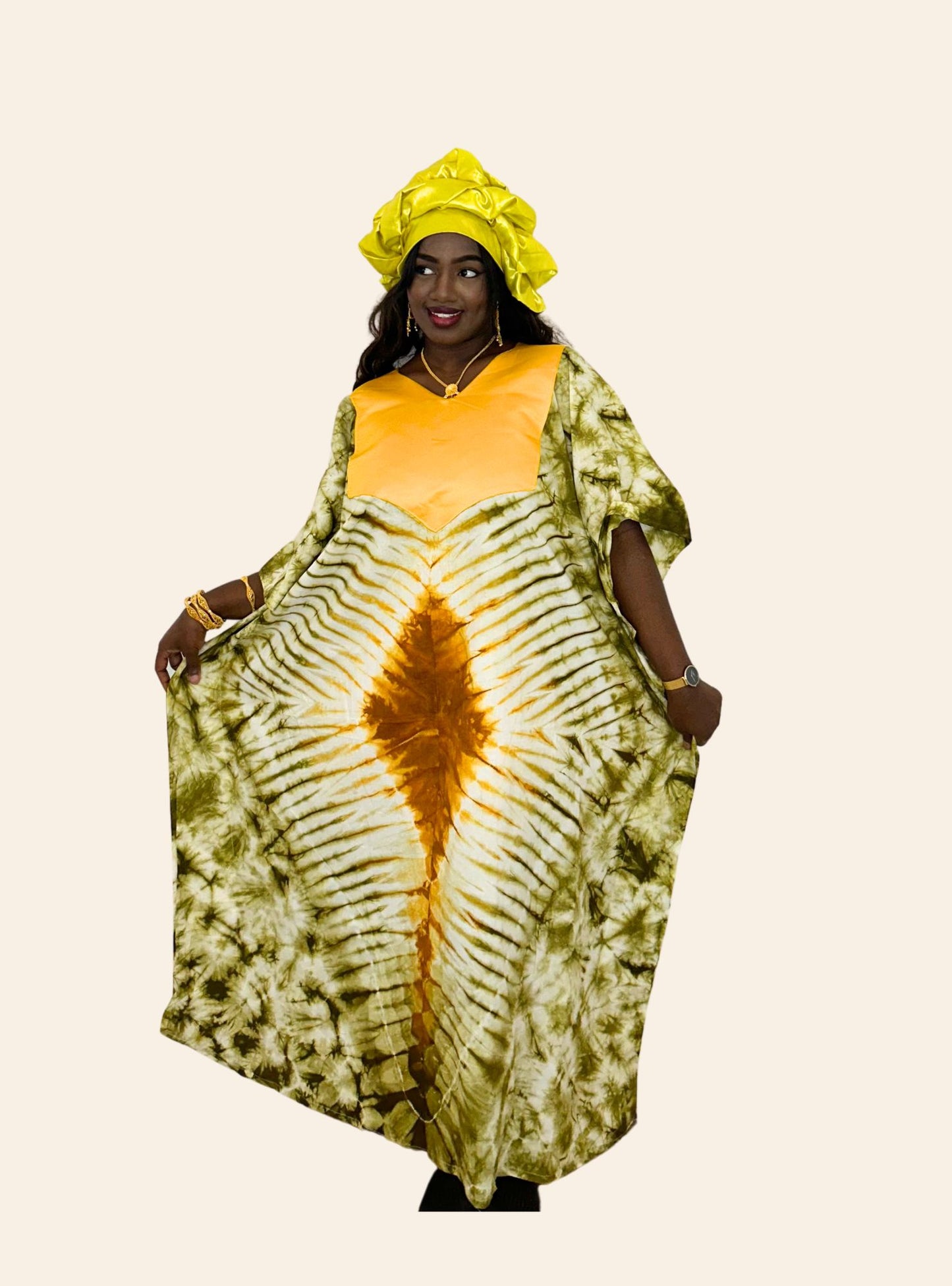 Robe Coumba jaune