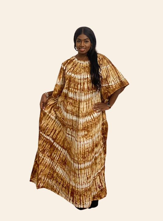 Robe Oumou marron