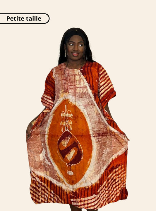 Robe Affoué orange