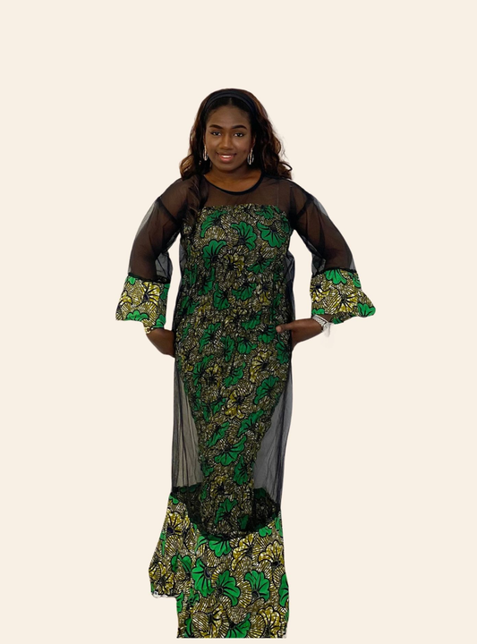 Robe Alima verte