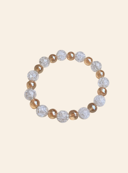 Bracelet perles blanc